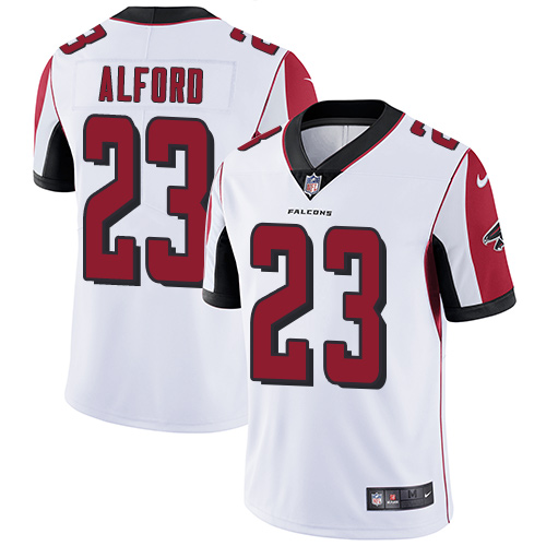Nike Falcons #23 Robert Alford White Men's Stitched NFL Vapor Untouchable Limited Jersey